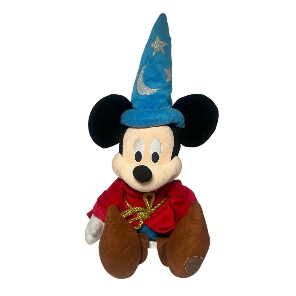 Original Authentic Disney Store Fantasia Sorcerers Apprentice Mickey Mouse Plush